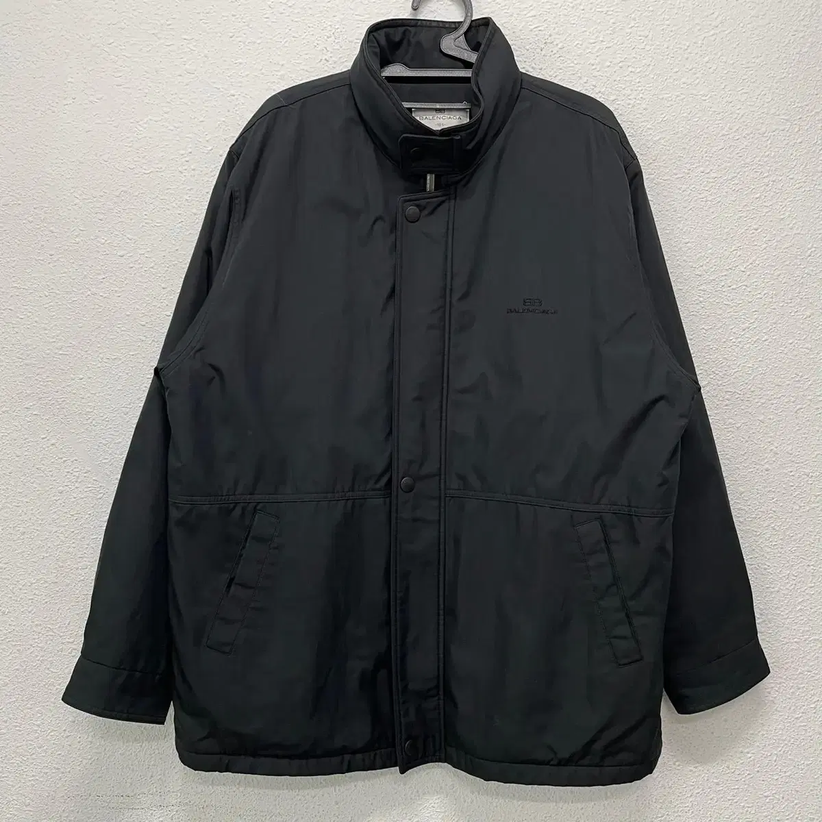 [105] 90s Balenciaga BB logo black archive jacket N1074