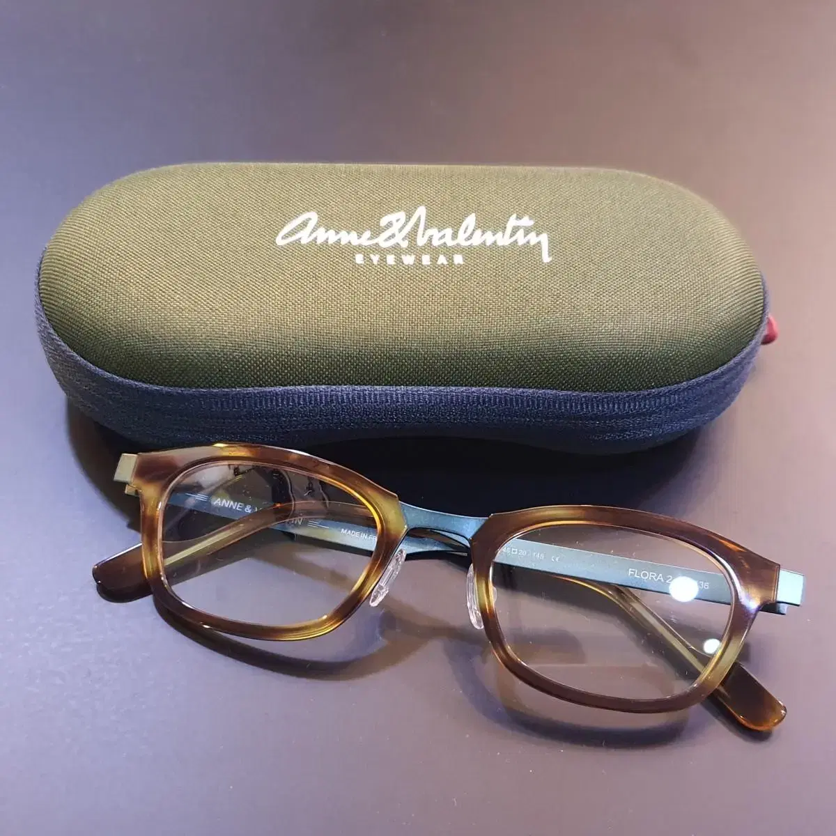 [Genuine] Anne Valentine Glasses Flora2 (46mm) U136