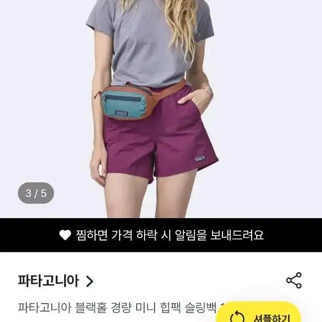 파타고니아 Patagonia 힙색 힙쌕 슬링백