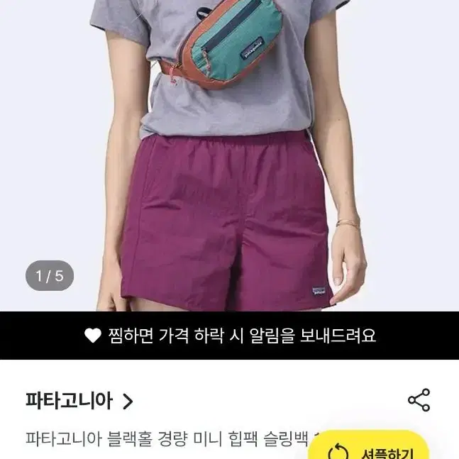 파타고니아 Patagonia 힙색 힙쌕 슬링백