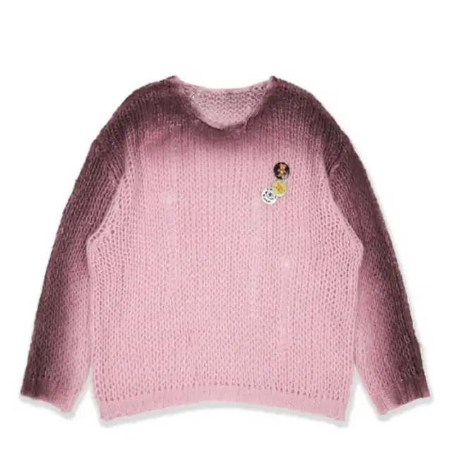 유쓰배쓰 니트 YOUTHBATH MESH SPRAY KNIT_PINK