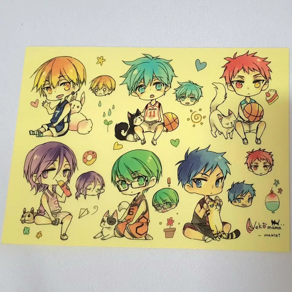 Basketball Kunong in Kuroko sticker unofficial goods Unofficial goods