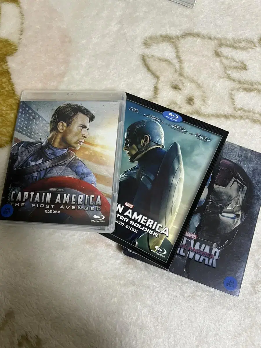 [bulk] Captain America blu-ray Marvel First Avenger Winter Soldier Sibyl Warrior