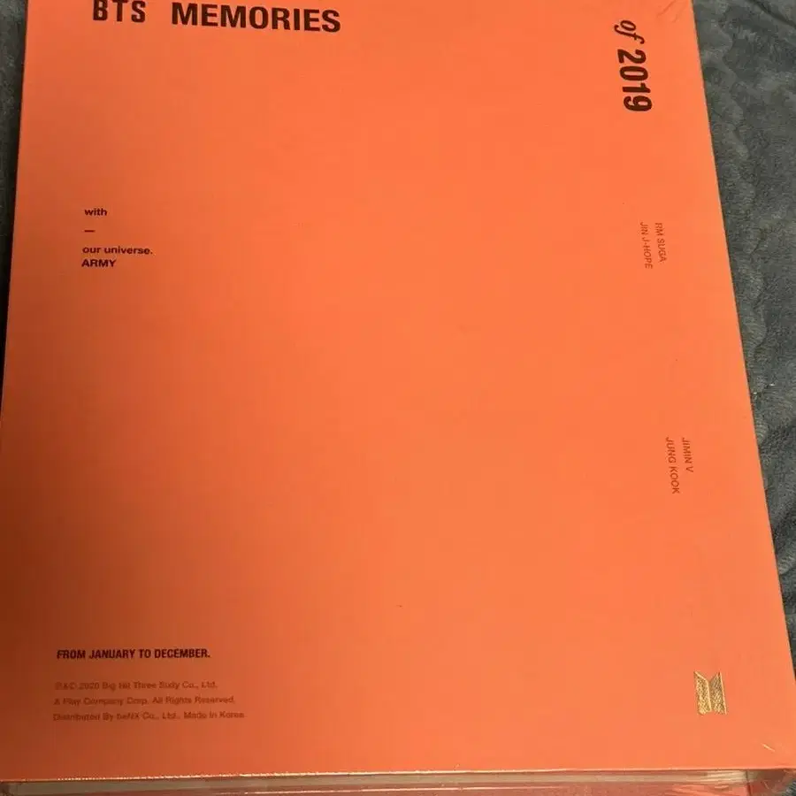 방탄소년단 메모리즈 2019 미개봉 memories 2019