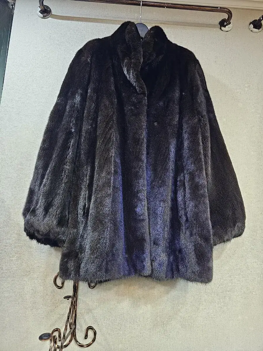 Black Grama Mink Coat Whimsy