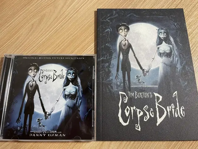 영화 Corpse Bride 유령신부 OST 수입 CD + 팜플렛 세트