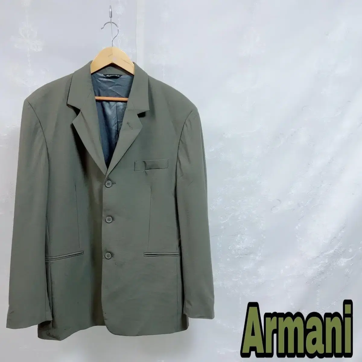 Almani Khaki 3-button blazer