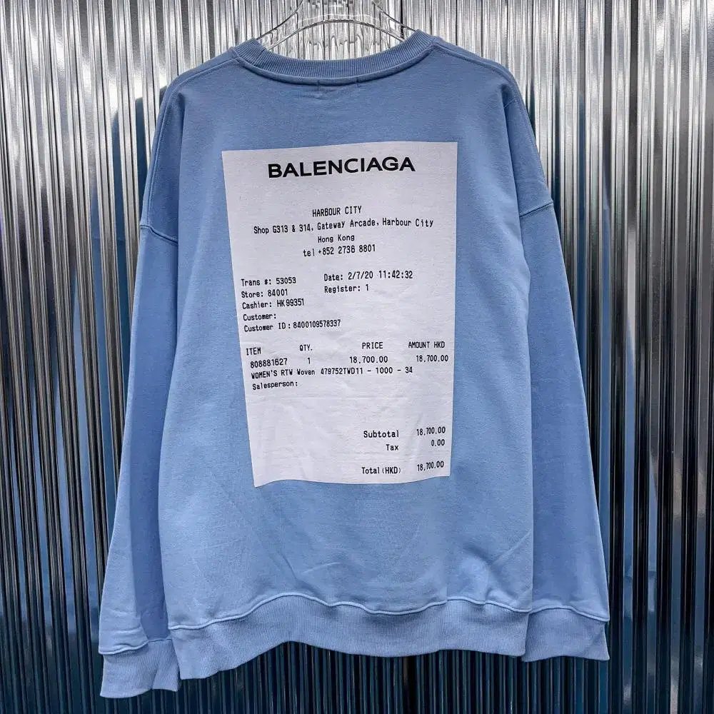 Balenciaga Back Printed Top (Domestic 2XL) J011