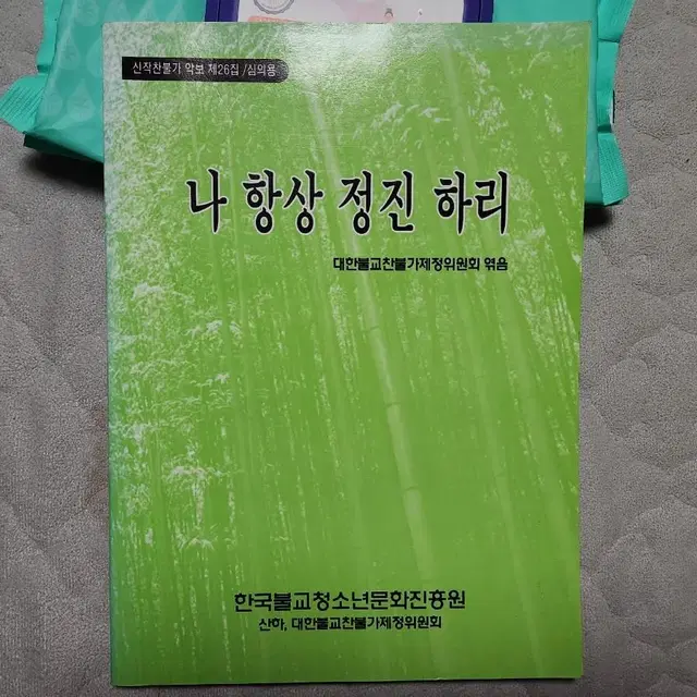 나 항상 정진하리 찬불가.불교음악.불교노래 서적