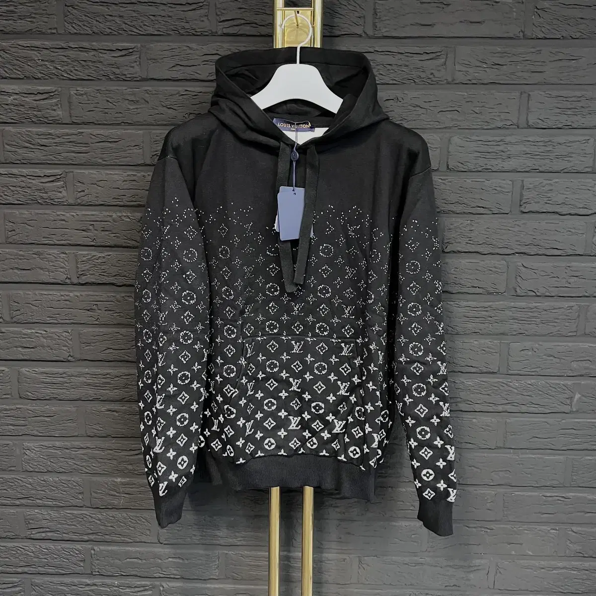 [L/Department Store/New] Louis Vuitton Monogram Gradient Knit Hoodie