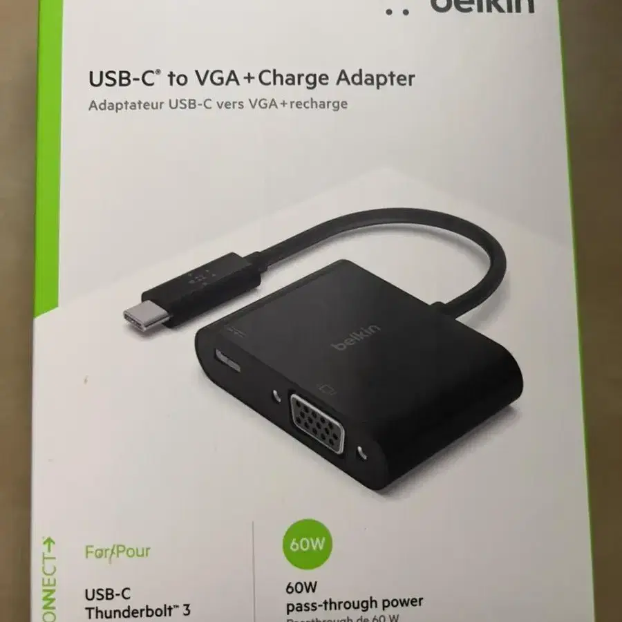 벨킨 usb-c to vga 젠더