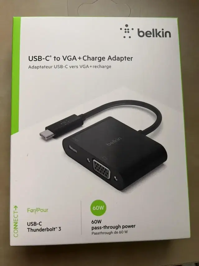 벨킨 usb-c to vga 젠더