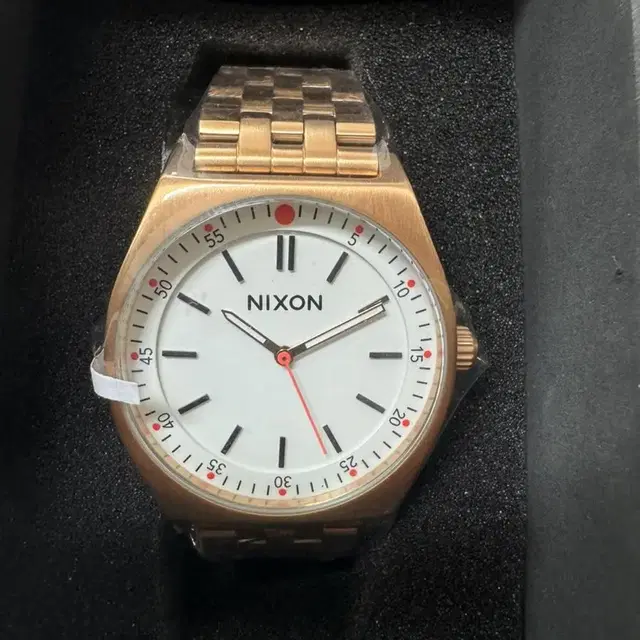 NIXON CREW 로즈 골드/크림