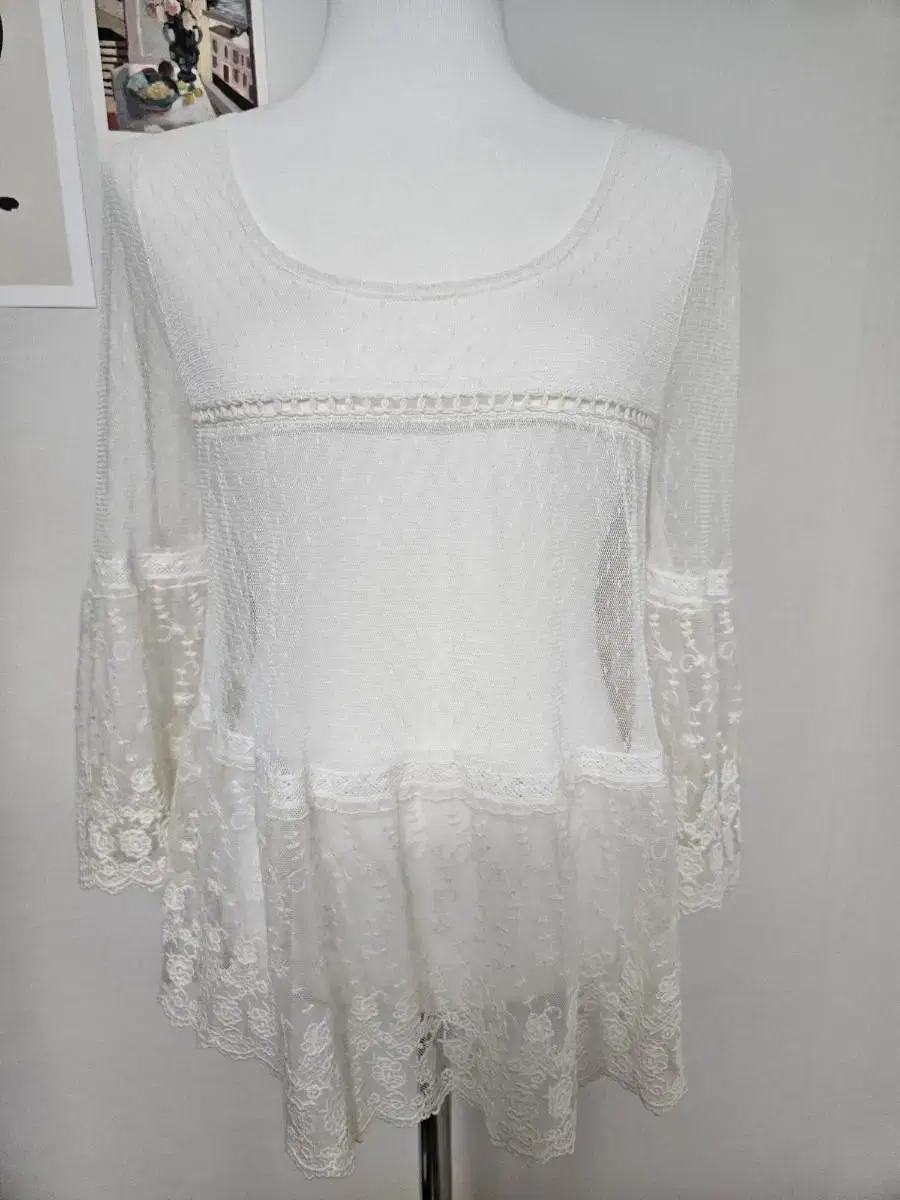 Vintage mesh blouse