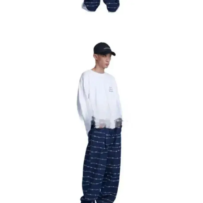 노매뉴얼 W.F DENIM PANTS-BLUE 철조망 바지 M