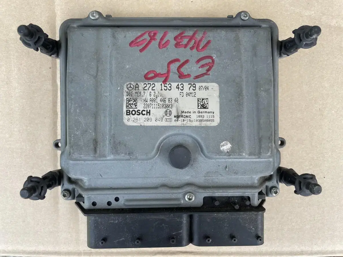 벤츠 E350 ECU (즉시사용가능) A2721534379 구입전 전화