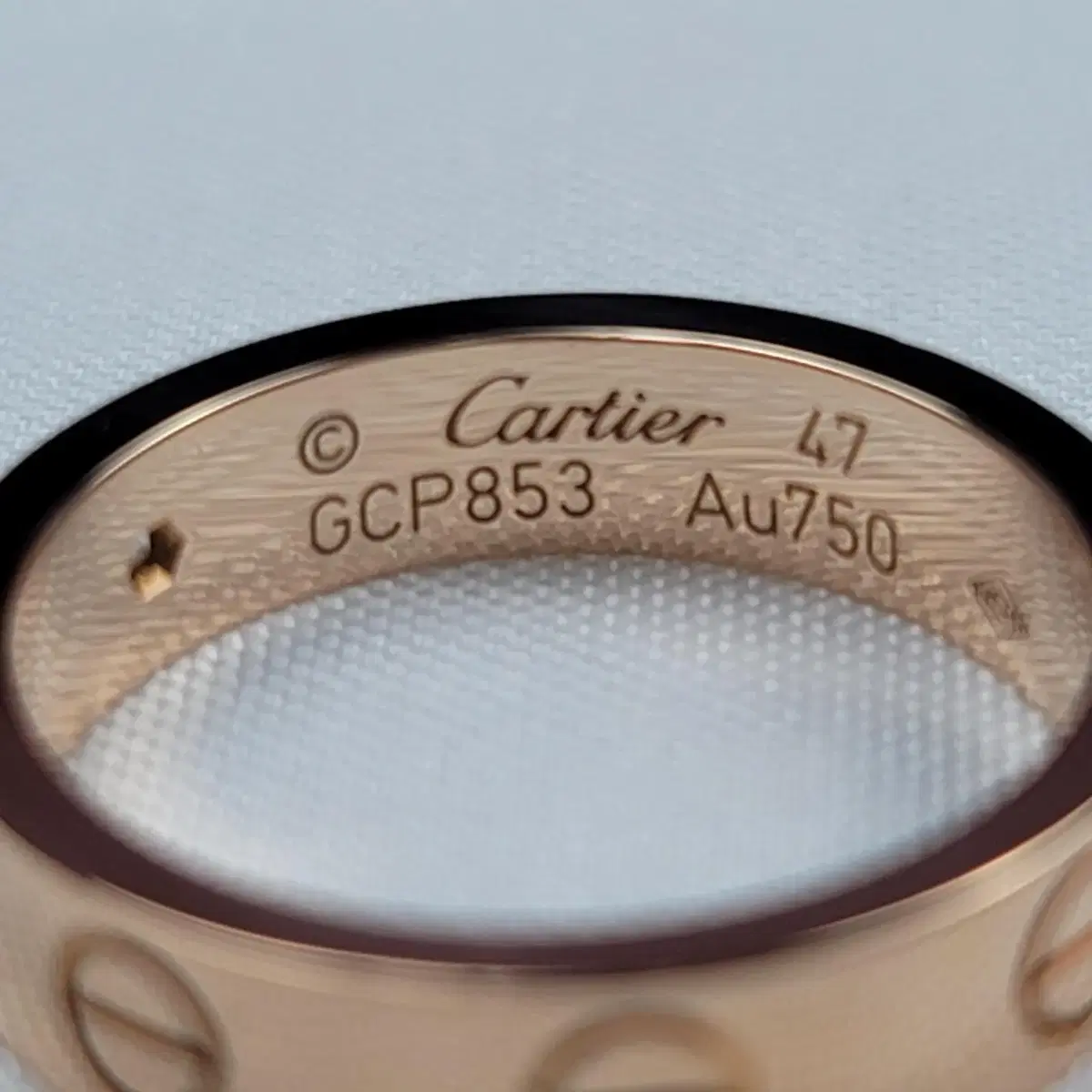 Cartier Love One Dia Rose Gold 47 No. 7 Ring