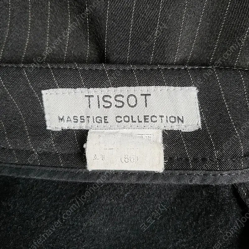 TISSOT 티쏘 매스티지 컬렉션 스트라이프 팬츠 기모 슬랙스 겨울바지M