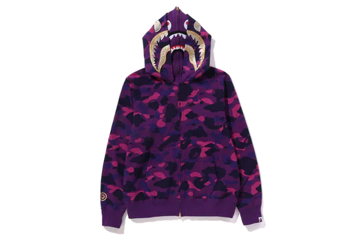 [International] Vape Color Camo Double Shark Full Hoodie 24SS