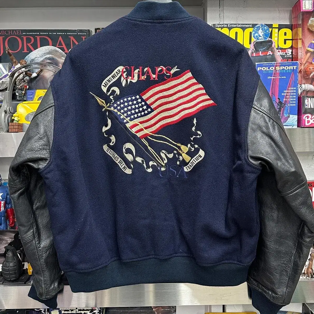 90s 폴로 CHAPS RALPH LAUREN 바시티 자켓