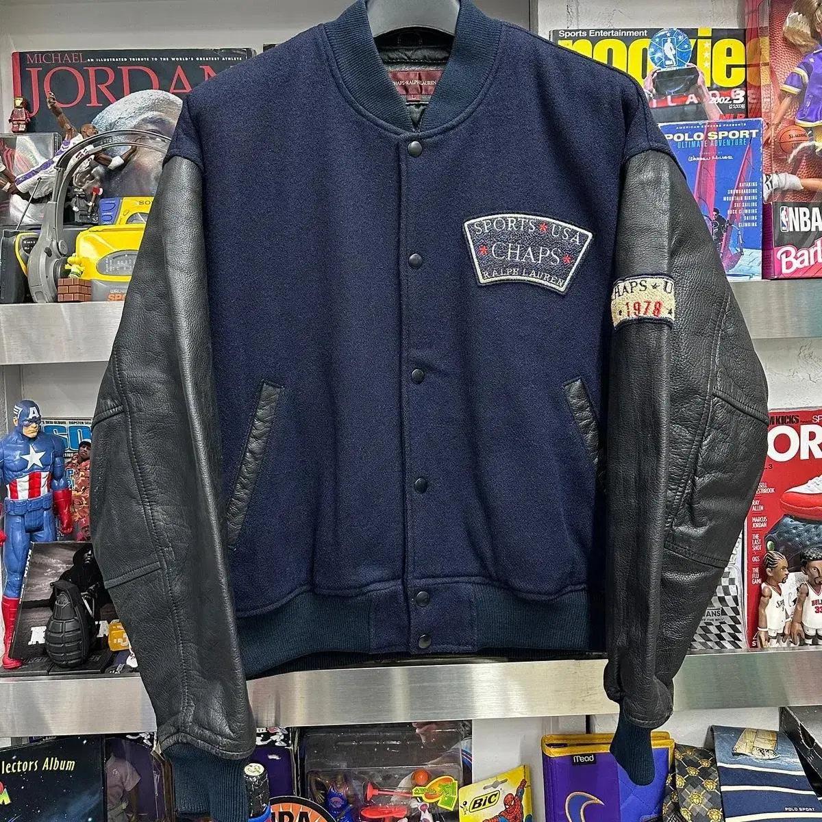 90s 폴로 CHAPS RALPH LAUREN 바시티 자켓