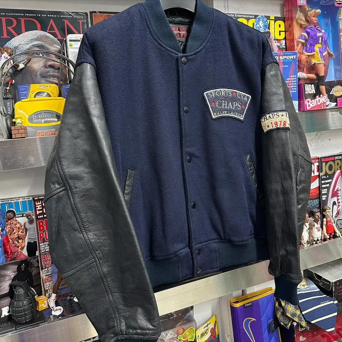 90s 폴로 CHAPS RALPH LAUREN 바시티 자켓