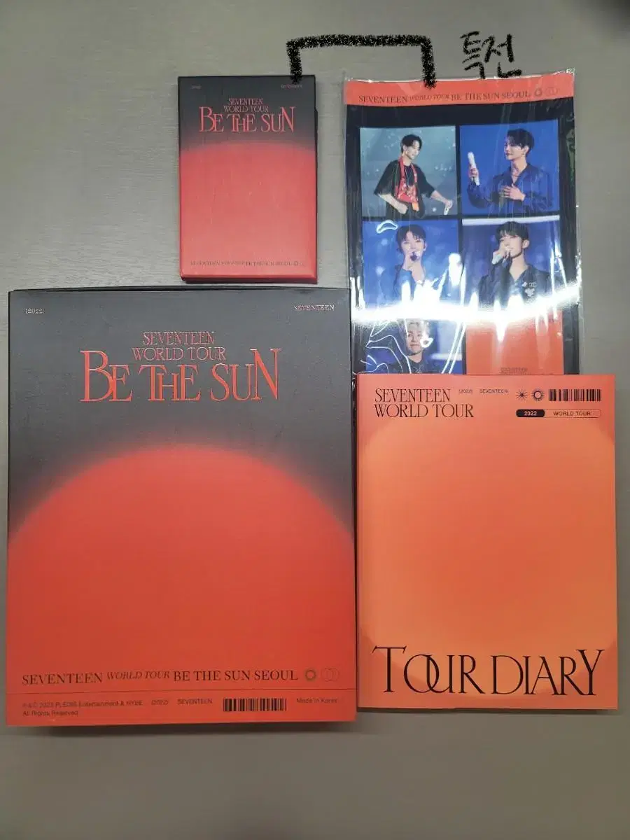 Seventeen Beyond the Sun dvd + Tourdari wts disposition