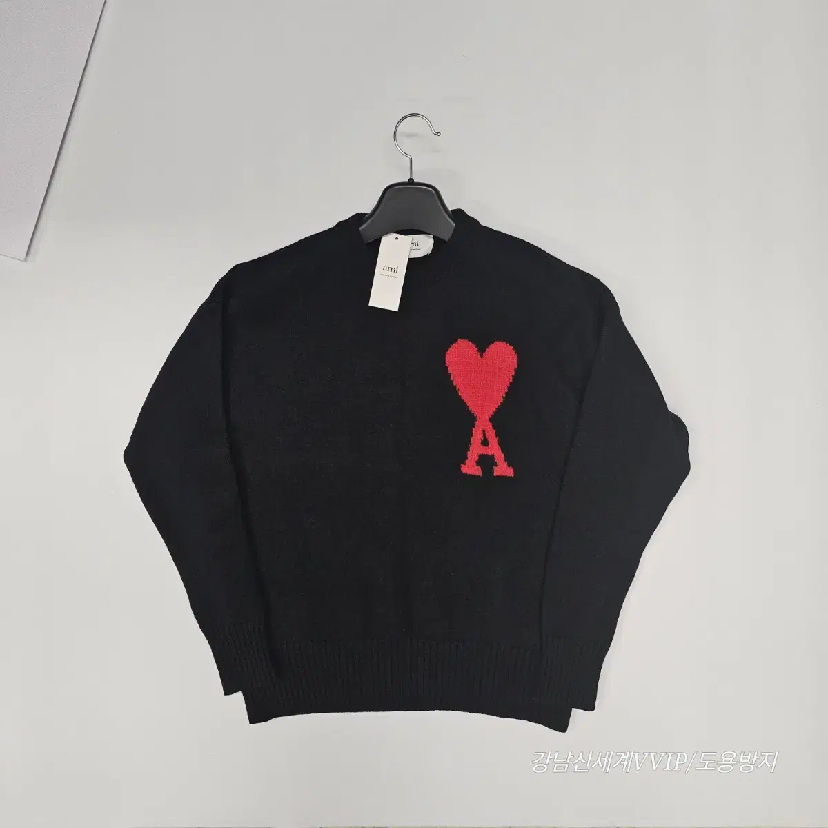 [AMI Itemized] AMI Knit Intarsia Big Heart Knit