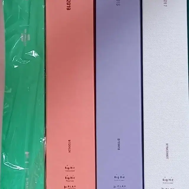 방탄 BTS 메모리즈 DVD 17~20 4권 일괄(포카제외)