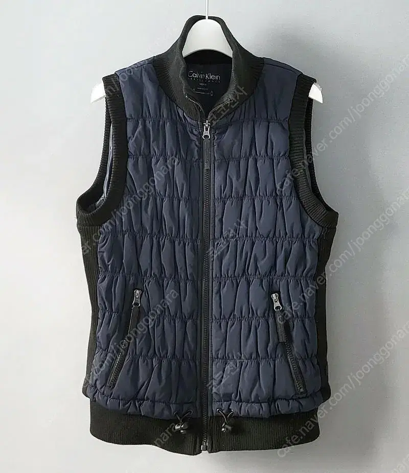 Calvin Klein Calvin Klein Pleated Padded Vest Knit Zip-up Quilted Jo