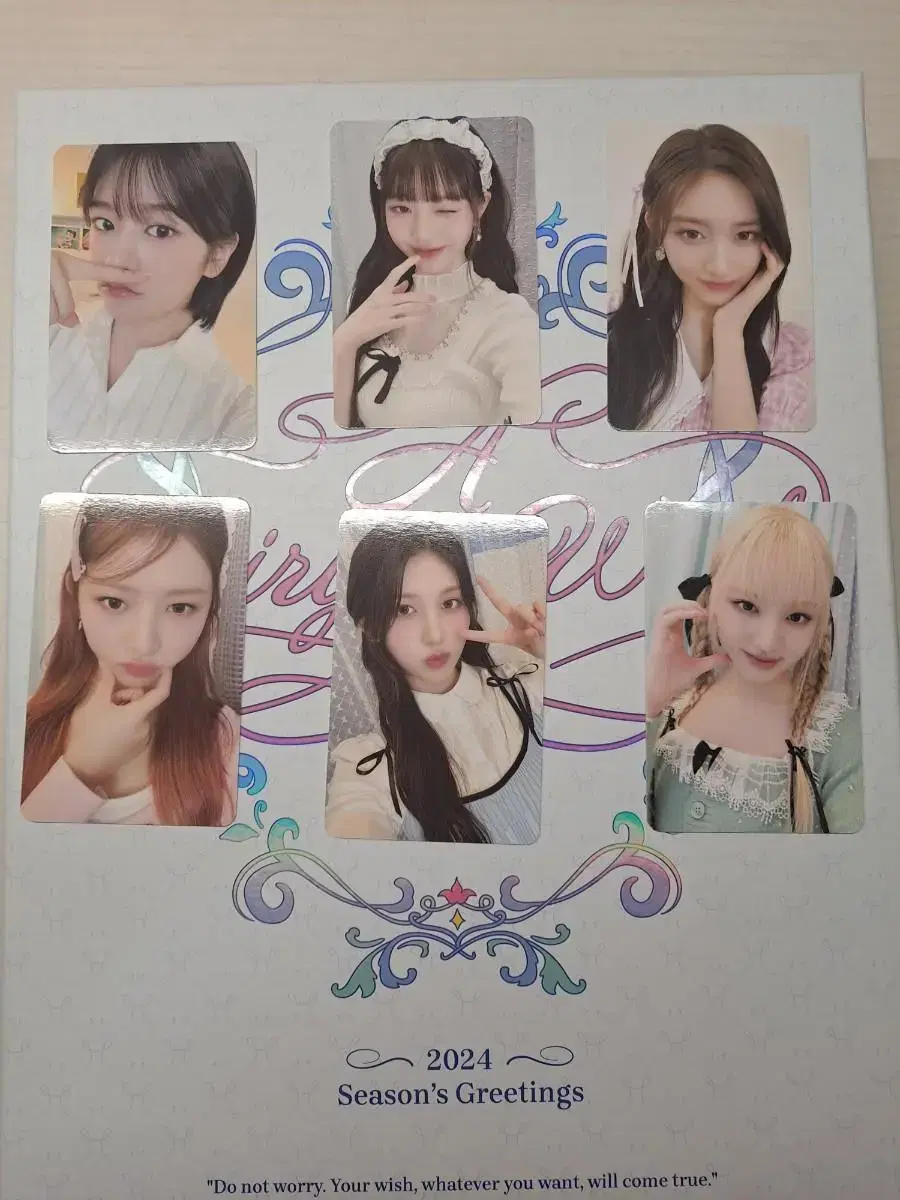 ive 2024 seasons greetings junmem photocard bulk wonyoungrayleeseo yujinseo fall