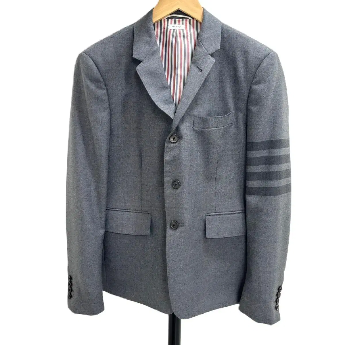 Thom Browne Diagonal Full-length Wool Blazer Jacket