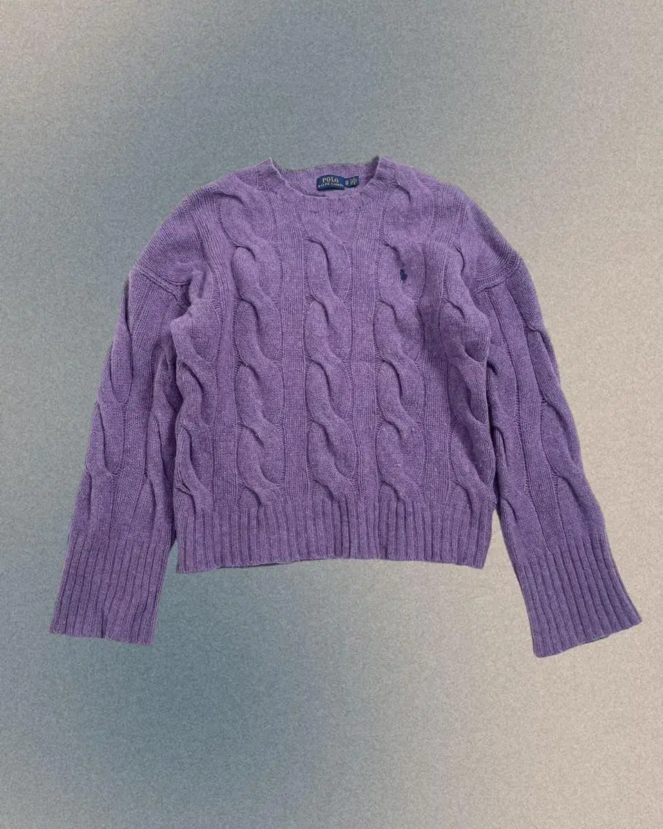 polo ralph lauren big cable cuff knit