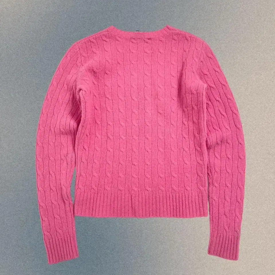 ralpha lauren sport pink lambswool knit