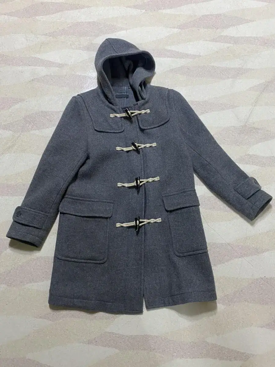 Uniqlo Charcoal duffel coat size S