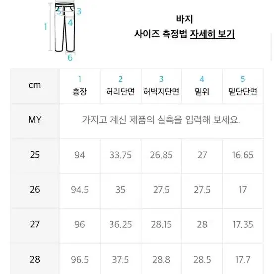 Lee 청바지 데님 연청 25