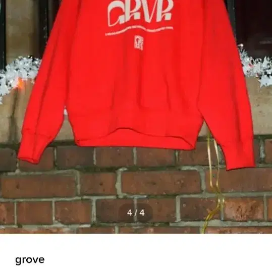 그로브 GRVR SWEAT SHIRT