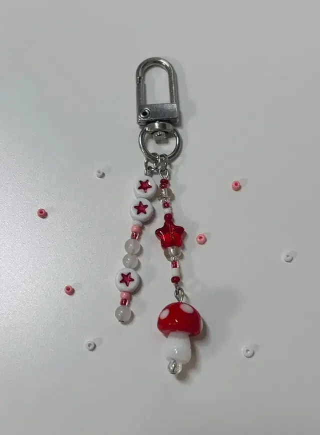 Mushroom keyring 귀여운 독버섯 키링