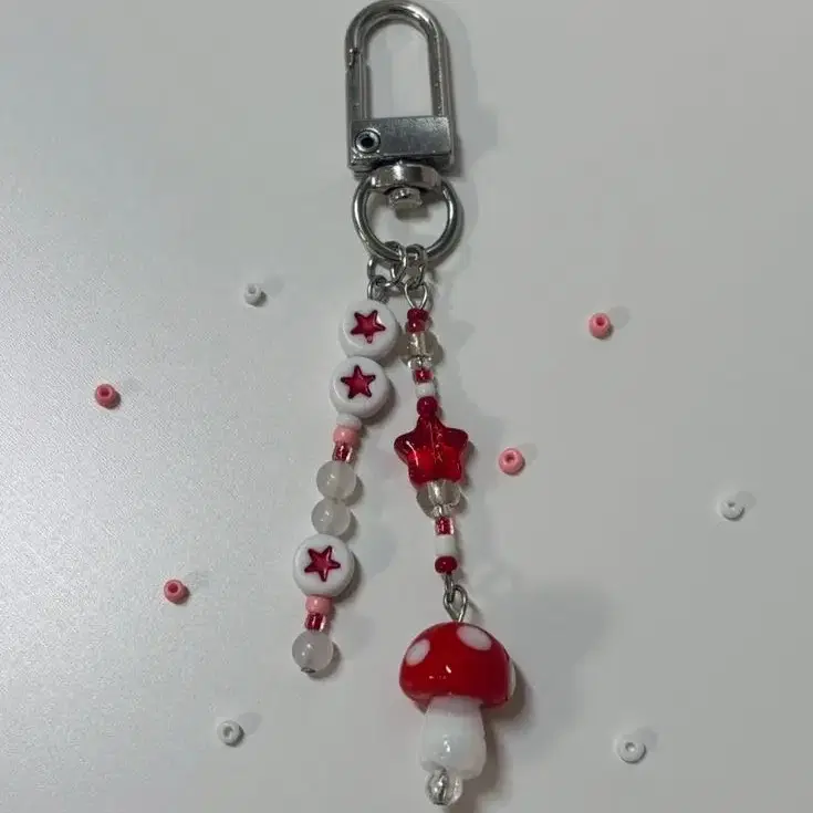 Mushroom keyring 귀여운 독버섯 키링