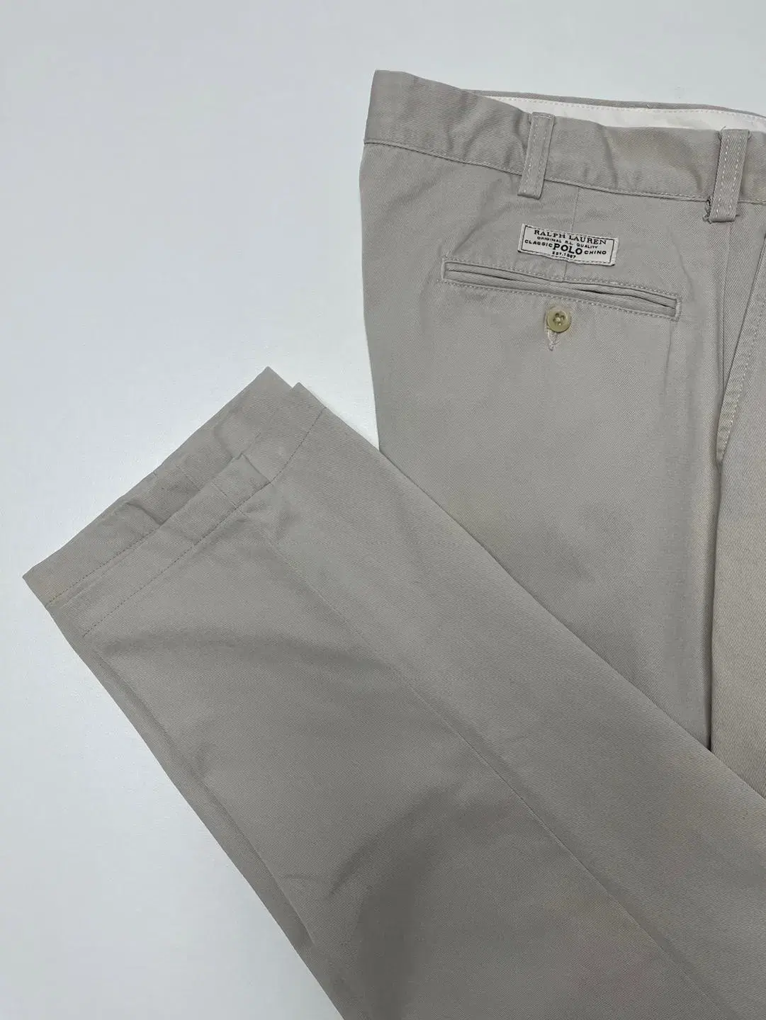 [36] Polo Ralph Lauren one-tuck cotton pants