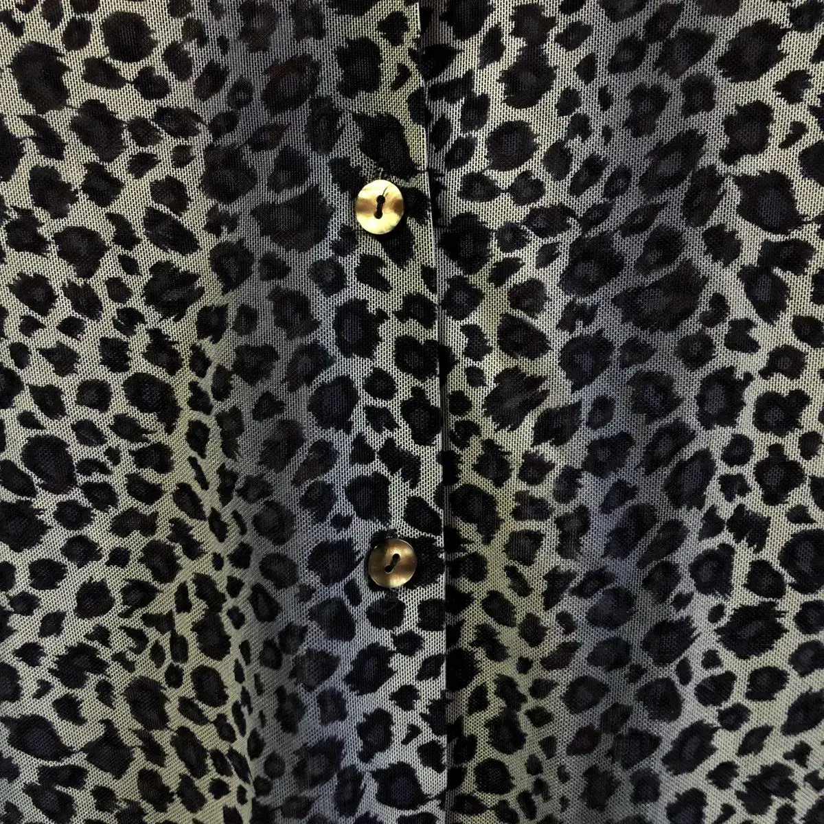 Vintage collette italy blue leopard bl