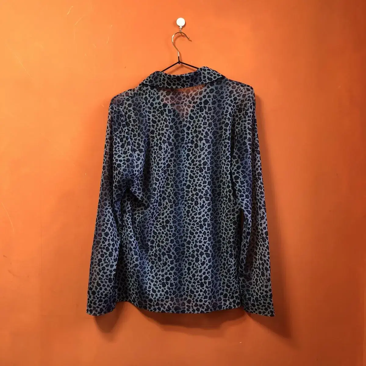 Vintage collette italy blue leopard bl