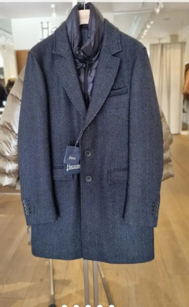 Erno Wool Coat Padded Classic 52