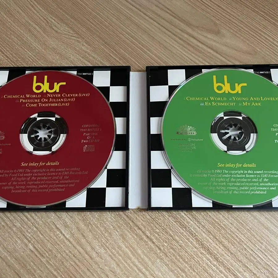 블러 Blur Chemical World UK싱글 한정판 2CD