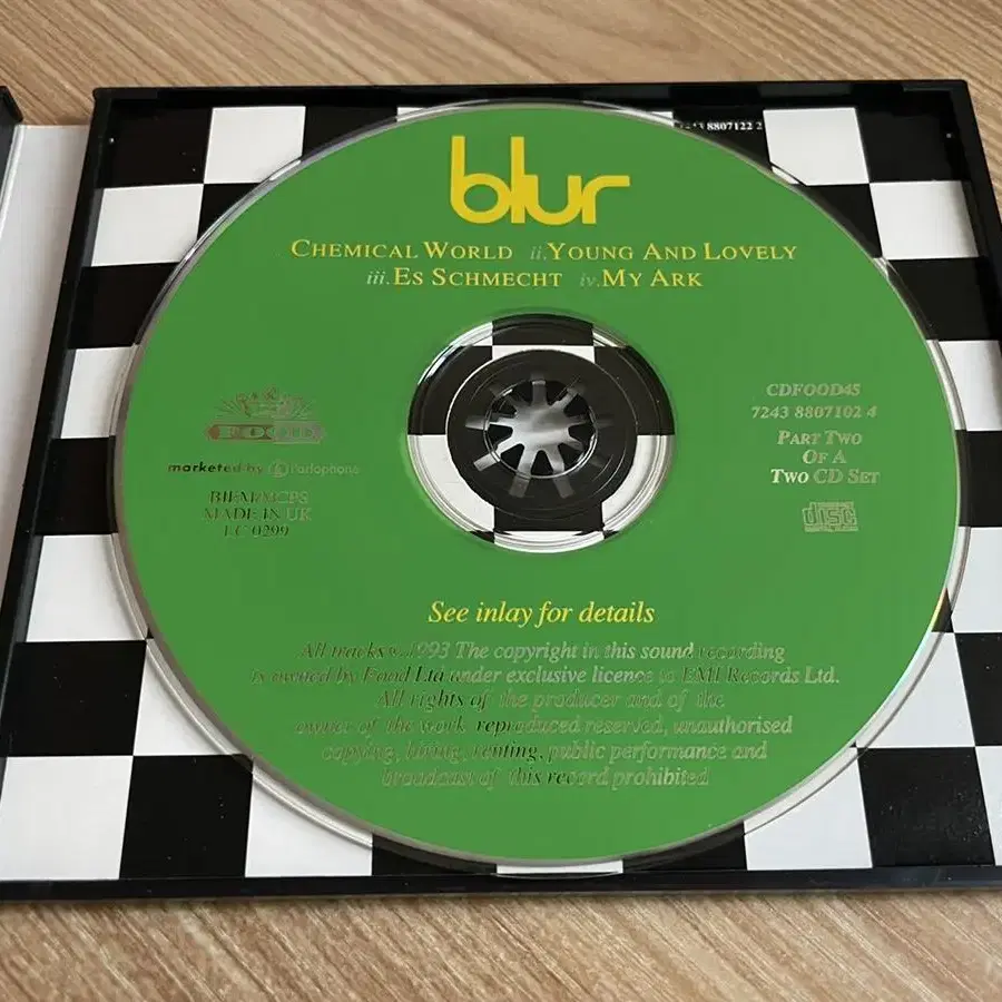 블러 Blur Chemical World UK싱글 한정판 2CD