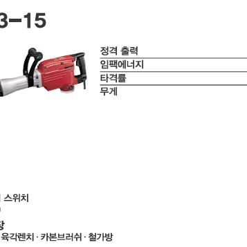 DCK 유선 파괴함마 해머 드릴 KZG03-15 파쇄함마 디월트 계양