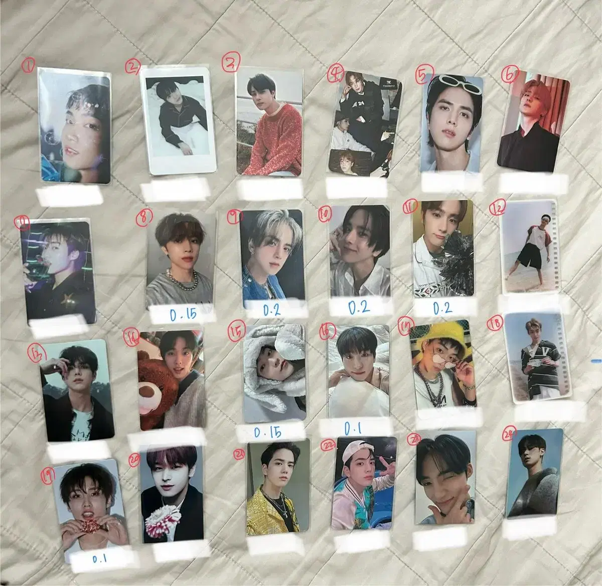 The Boyz photocard urgent dubstep Lower Maverick Watchcheat Lip Gloss Generation