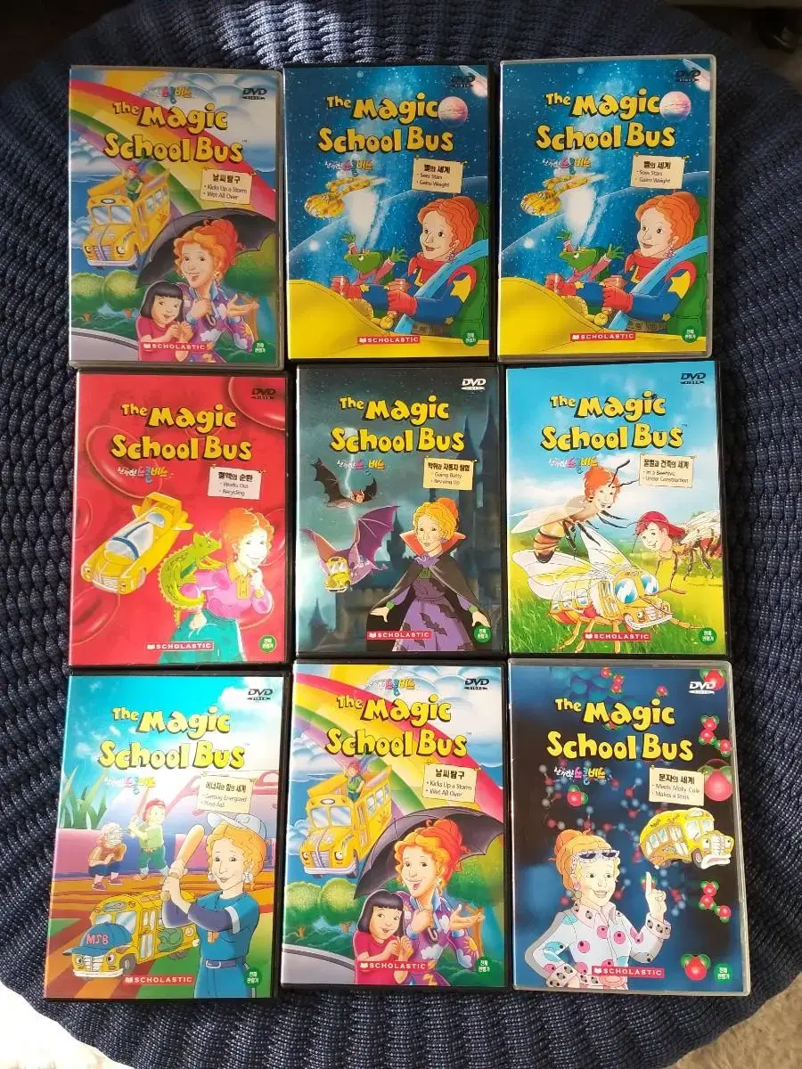 The Magic School Bus 영어와 과학을 동시에 DVD 9개