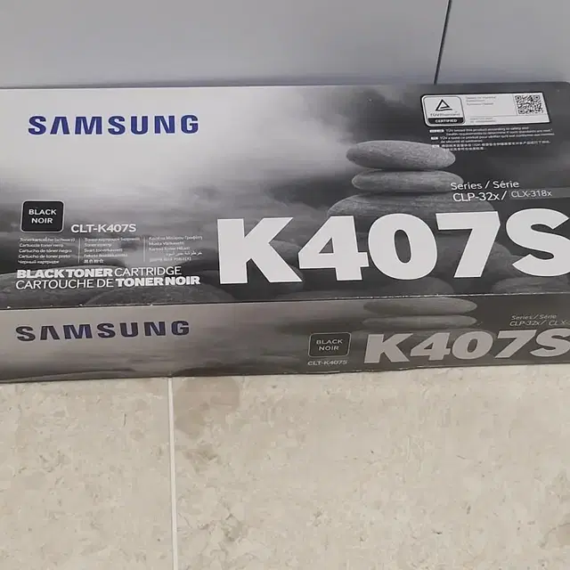 삼성 프린트 정품 토너 k407s 블랙