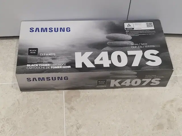 삼성 프린트 정품 토너 k407s 블랙